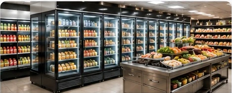 Supermarket refrigeration and display equipment