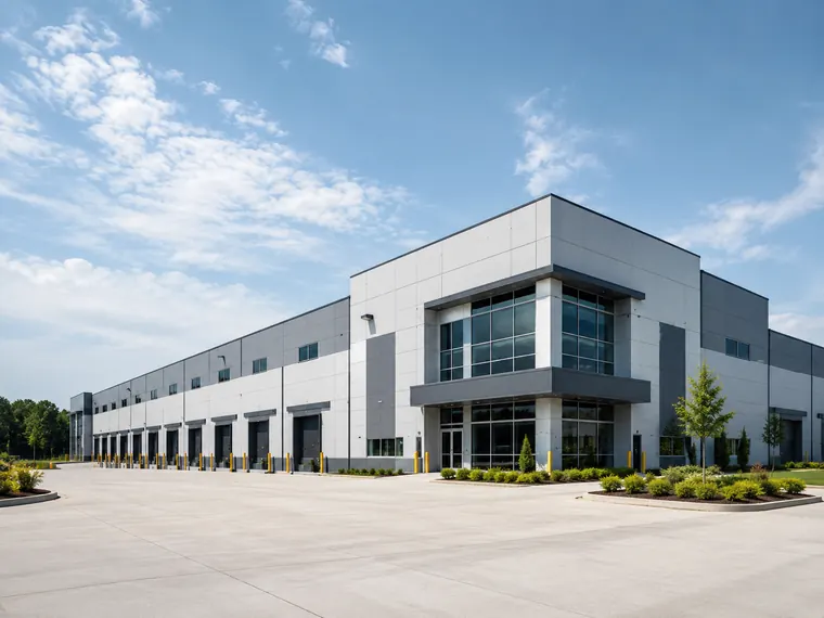 Industrial factory on large land