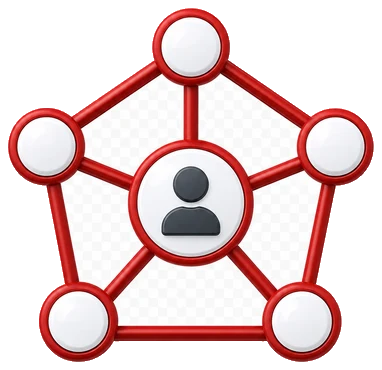 Multi-industry integration icon