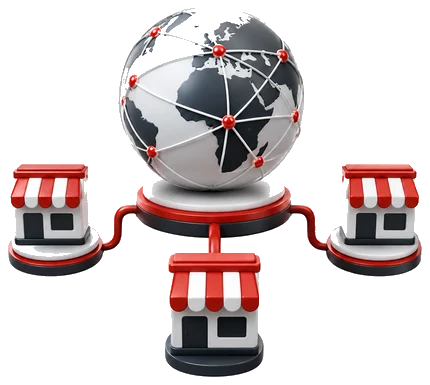 Global merchant onboarding icon