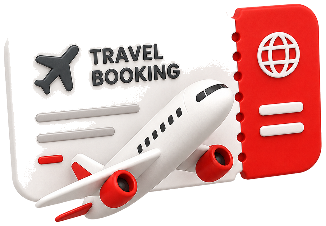 Travel booking icon
