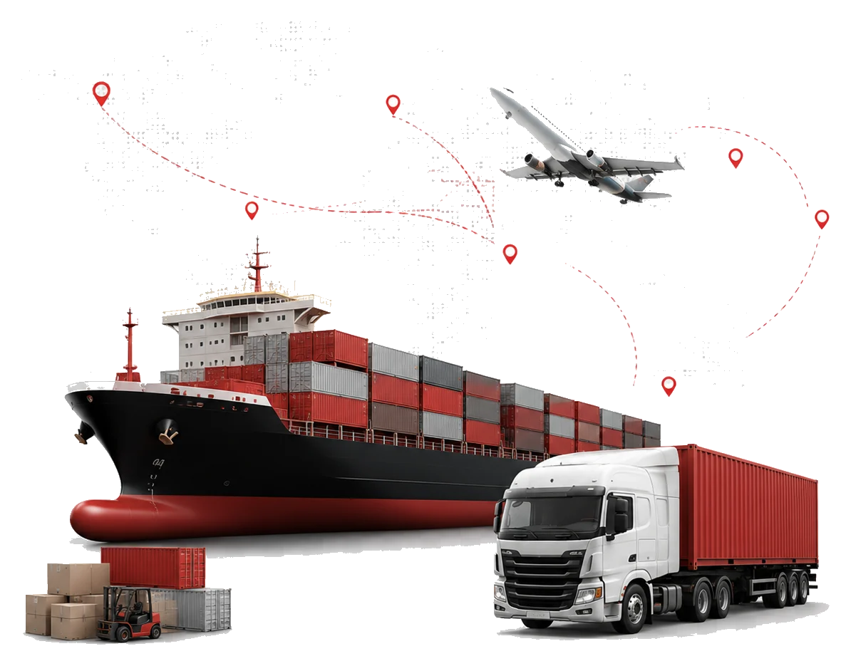 Connected logistics and mobility network
